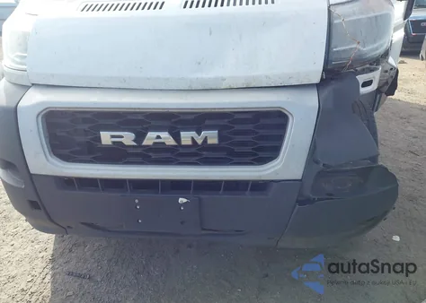 2021 Ram Promaster 2500 High Roof 159 Wb from USA, damaged, VIN 3C6LRVDG8ME579007